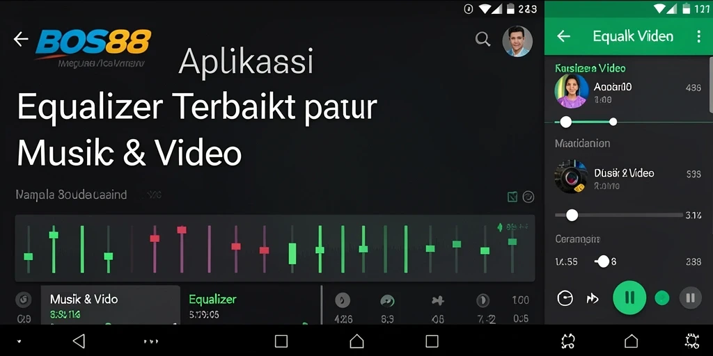 Antarmuka BOS88 yang ramah pengguna untuk pengaturan Equalizer.