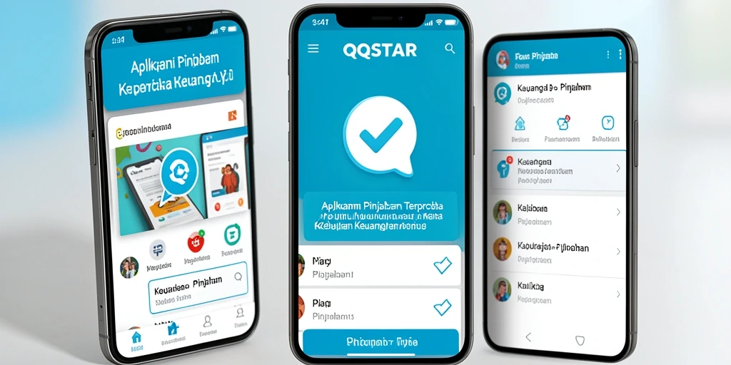 Tampilan antarmuka <strong>QQSTAR</strong> yang sederhana dan mudah digunakan.