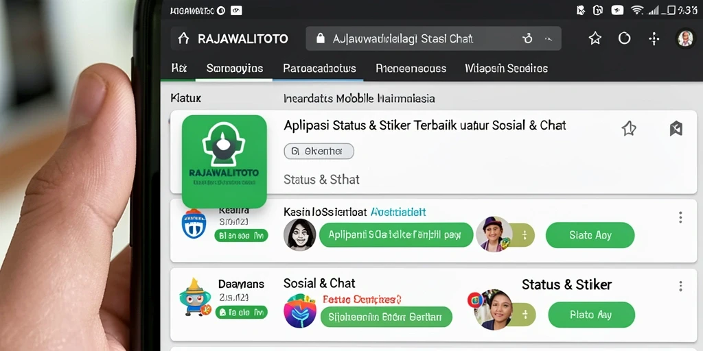 Tampilan antarmuka pengguna RAJAWALITOTO yang menarik dan mudah digunakan.